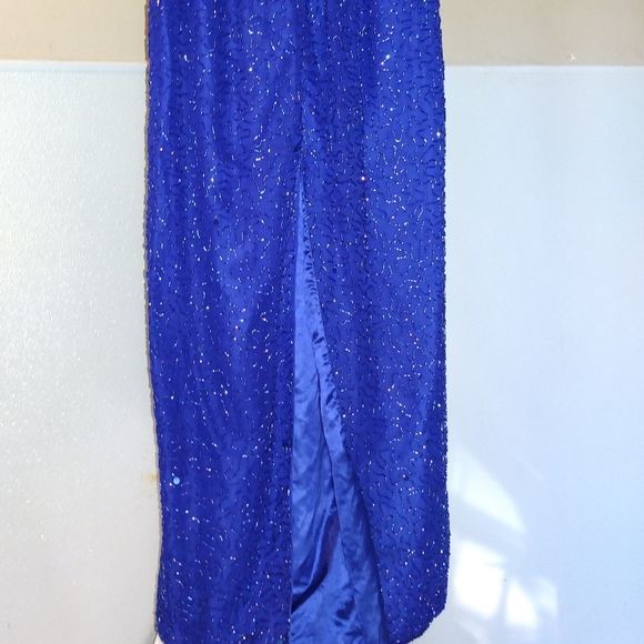 NWOT Royal Blue Holiday Dress. - Picture 7 of 10
